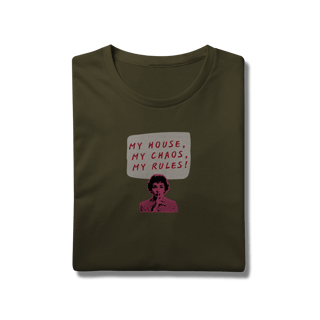Nome do produtoCamiseta My House, My Chaos, My Rules!