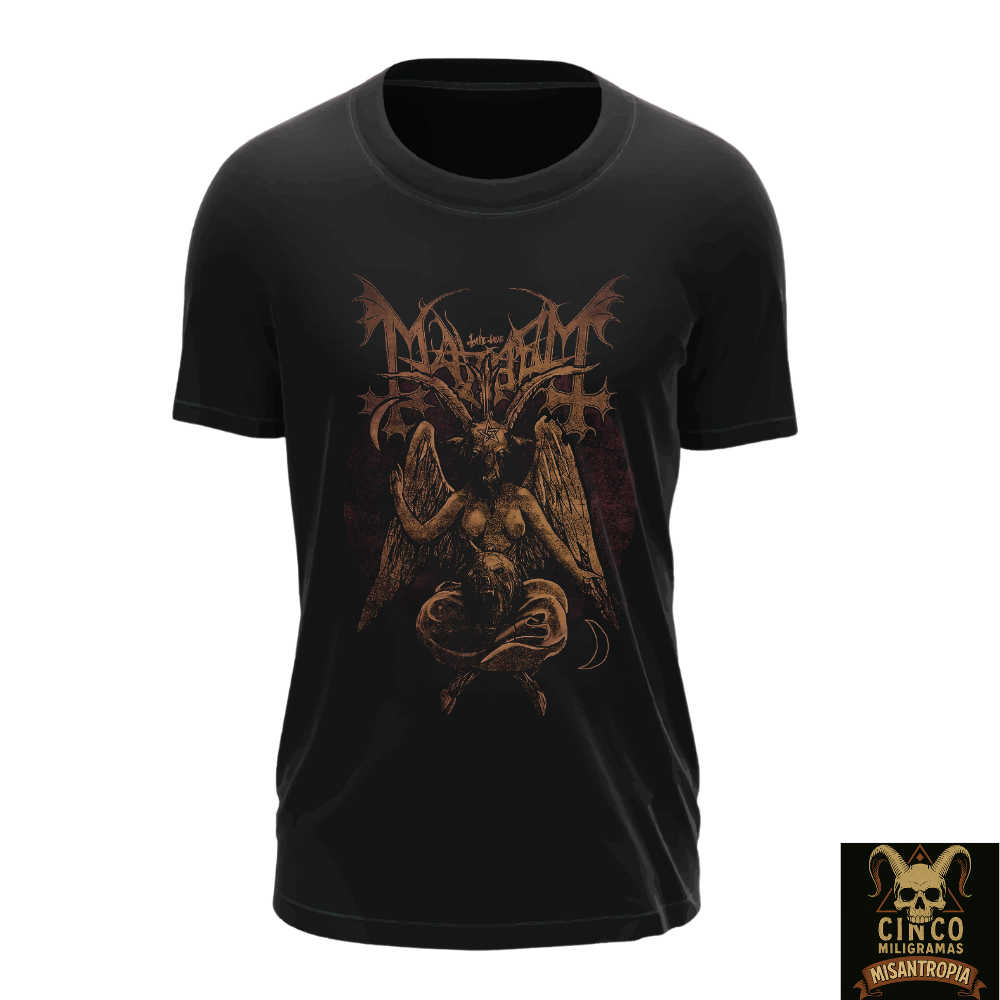 Camiseta Mayhem - Baphomet