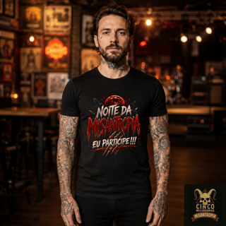 Nome do produto CAMISETA NOITE DA MISANTROPIA — EU PARTICIPEI!!!