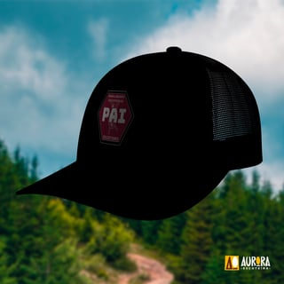 Nome do produto Boné com Tela - Distintivo Pai Nível 3