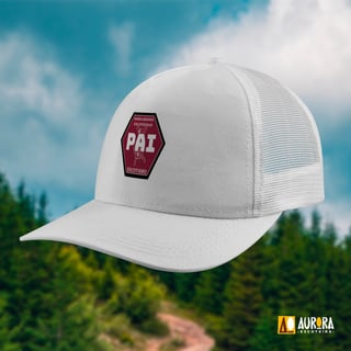 Nome do produto Boné com Tela - Distintivo Pai Nível 3