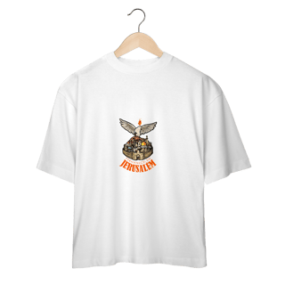 Oversized Permanecei em Jerusalém (Atos - 1,4)