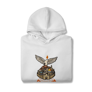 Nome do produtoMoletom Canguru Prime Permanecei em Jerusalém (Atos - 1,4)