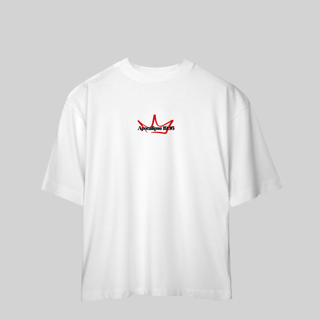 Nome do produto Camiseta Oversized – Apocalipse 19:16 | O Rei dos Reis