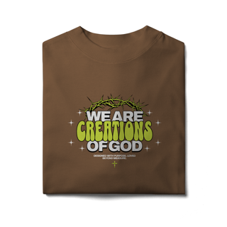 Nome do produto Camiseta Oversized – Creations of God
