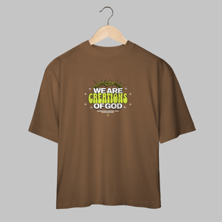 Nome do produto Camiseta Oversized – Creations of God