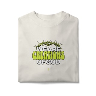 Nome do produto Camiseta Oversized – Creations of God