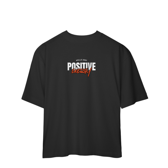 Camiseta Oversized - Energia Positiva