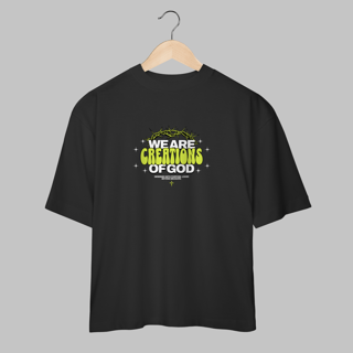 Nome do produto Camiseta Oversized – Creations of God