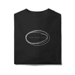 Nome do produto Camiseta Oversized – O Caminho, a Verdade e a Vida 