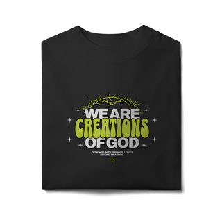 Nome do produto Camiseta Oversized – Creations of God