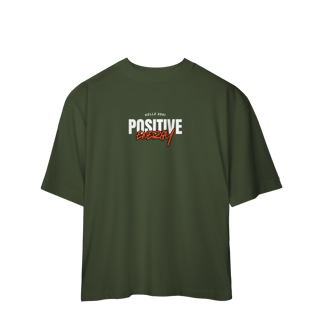 Nome do produto Camiseta Oversized - Energia Positiva