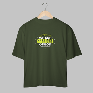 Nome do produto Camiseta Oversized – Creations of God