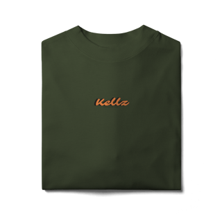 Nome do produto Camiseta Oversized – KELLZ Tipografia Vintage