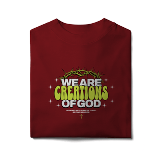 Nome do produto Camiseta Oversized – Creations of God
