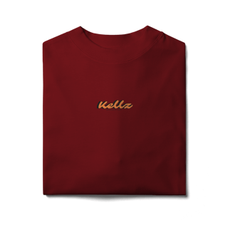 Nome do produto Camiseta Oversized – KELLZ Tipografia Vintage