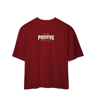 Nome do produto Camiseta Oversized - Energia Positiva