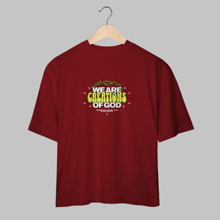 Nome do produto Camiseta Oversized – Creations of God