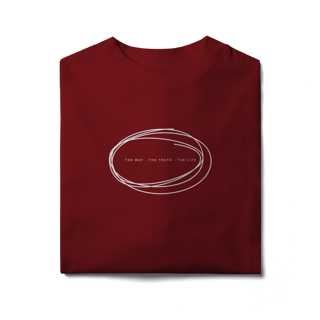 Nome do produto Camiseta Oversized – O Caminho, a Verdade e a Vida 