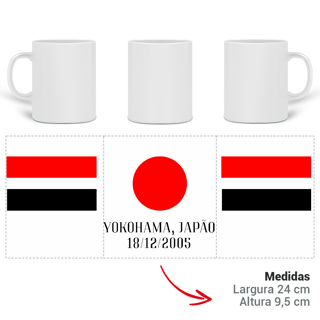 Nome do produto Caneca YOKOHAMA MUNDIAL 2005