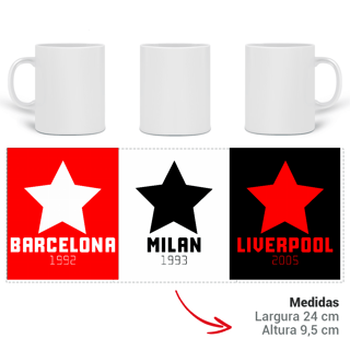 Nome do produto Caneca TRÊS MUNDIAIS