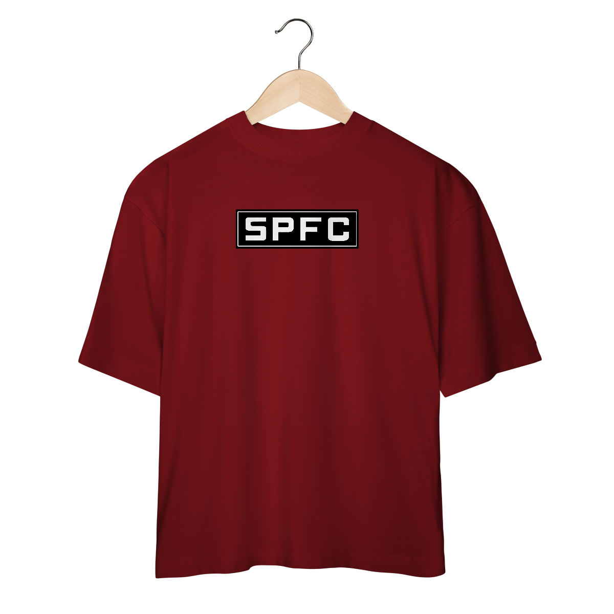 Nome do produto: Camiseta Oversized SPFC