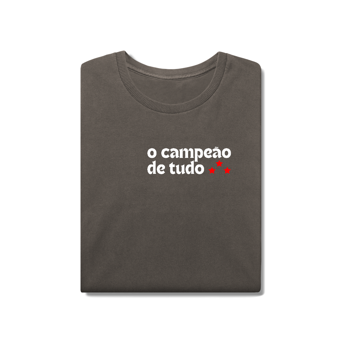 Nome do produto: Camiseta Estonada O CAMPEÃO DE TUDO
