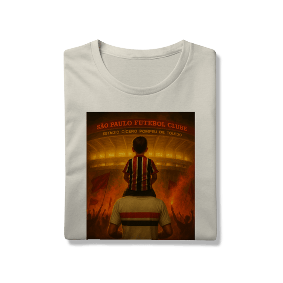 Camiseta PAI E FILHO TRICOLORES