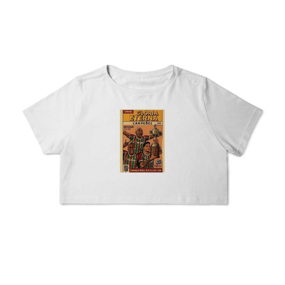 Nome do produto: Cropped Liberta Hat-Trickolor Fluminense