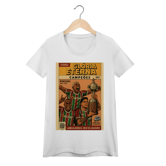 Camisa Baby Long Liberta Hat-Trickolor Fluminense