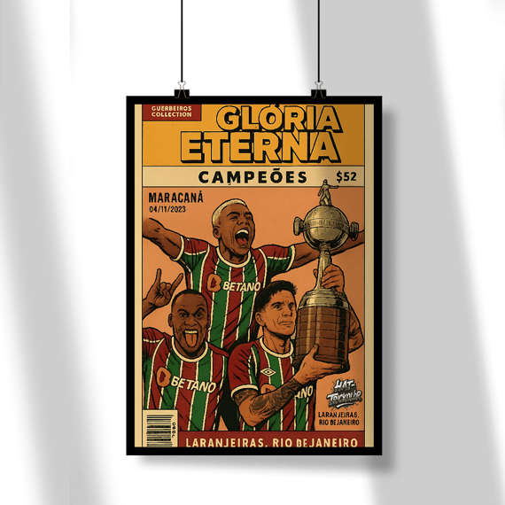 Pôster Liberta Hat-Trickolor Fluminense