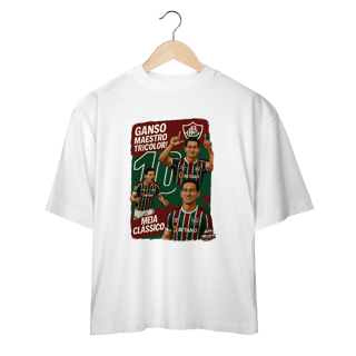 Nome do produto Camisa Oversized Unissex Ganso Hat-Trickolor Fluminense