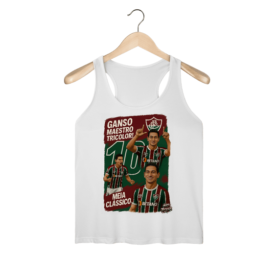 Regata Dry Fit Feminina Ganso Hat-Trickolor Fluminense