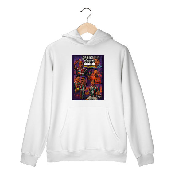 Moletom Canguru Grand Theft Tricolor Hat-Trickolor Fluminense