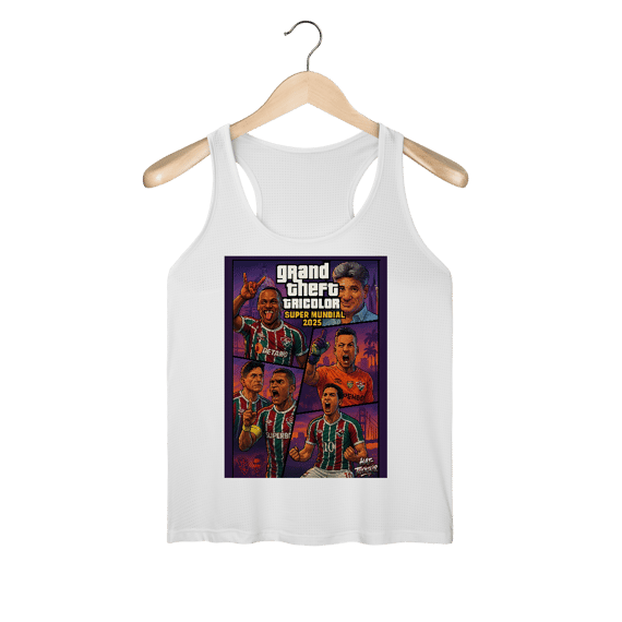 Regata Dry Fit Feminina Grand Theft Tricolor Hat-Trickolor Fluminense