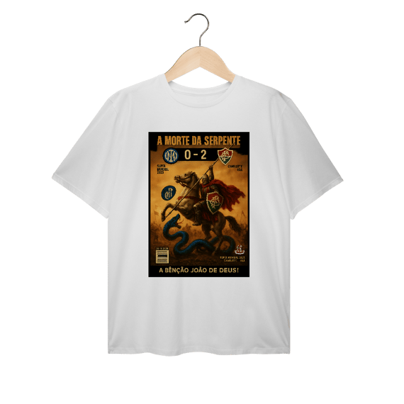 Camisa Plus Size A Morte da Serpente Hat-Trickolor Fluminense