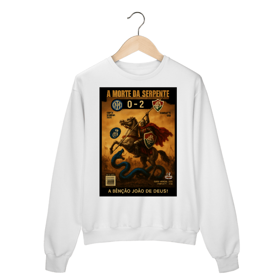 Moletom Unissex A Morte da Serpente Hat-Trickolor Fluminense