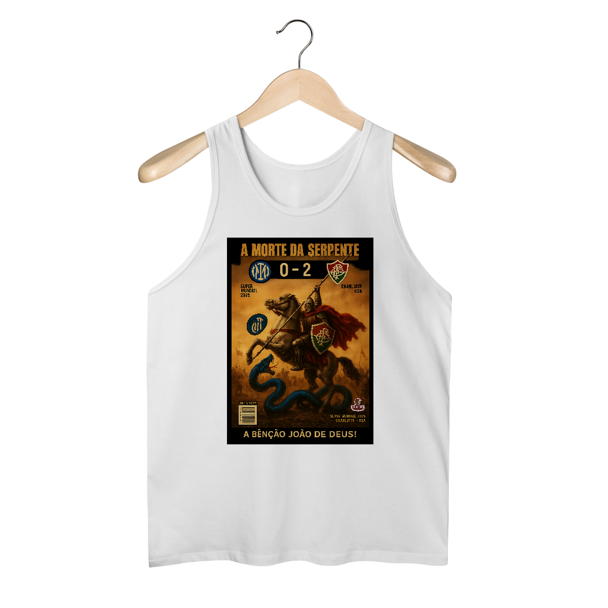 Nome do produto: Regata Masculina A Morte da Serpente Hat-Trickolor Fluminense