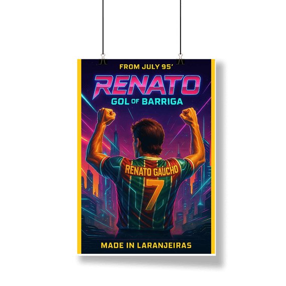 Pôster Renato Gol of Barriga Hat-Trickolor Fluminense