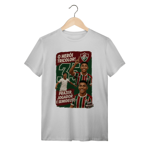 Camisa Unissex Hércules Hat-Trickolor Fluminense