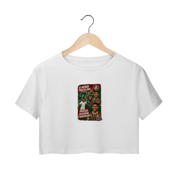 Cropped Hércules Hat-Trickolor Fluminense