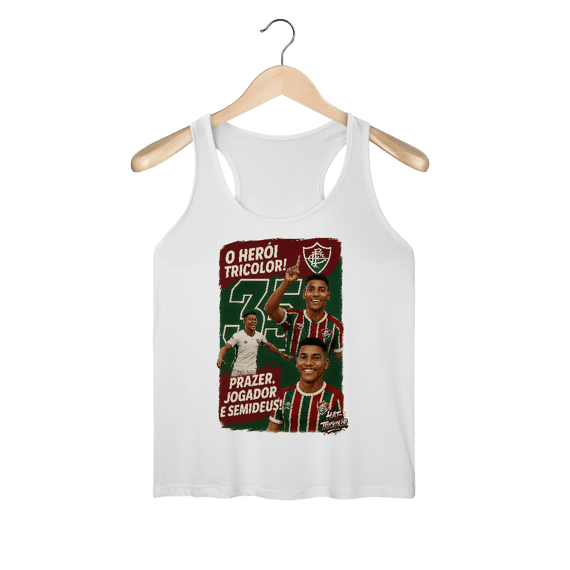 Regata Dry Fit Feminina Hércules Hat-Trickolor Fluminense