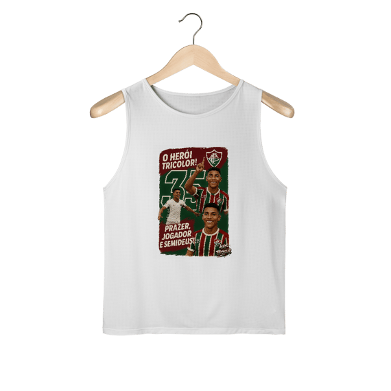 Regata Dry Fit Masculina Hércules Hat-Trickolor Fluminense