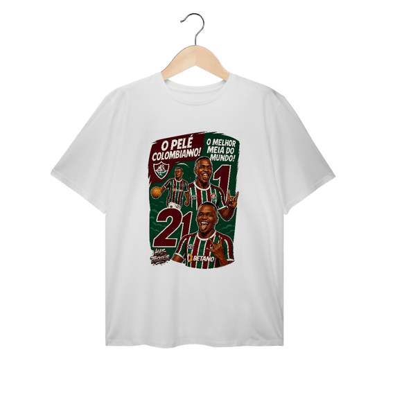 Camisa Plus Size Árias Hat-Trickolor Fluminense