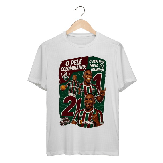 Camisa Dry Fit Unissex Árias Hat-Trickolor Fluminense