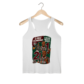 Nome do produto Regata Dry Fit Feminina Árias Hat-Trickolor Fluminense