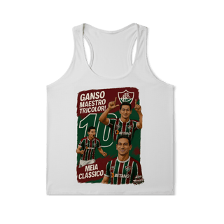 Nome do produto Regata Dry Fit Feminina Ganso Hat-Trickolor Fluminense