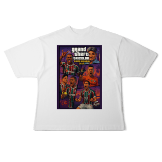 Nome do produto Camisa Oversized Unissex Grand Theft Tricolor Hat-Trickolor Fluminense