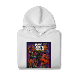Nome do produto Moletom Canguru Grand Theft Tricolor Hat-Trickolor Fluminense