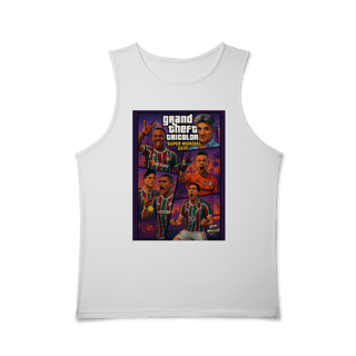 Nome do produto Regata Dry Fit Masculina Grand Theft Tricolor Hat-Trickolor Fluminense